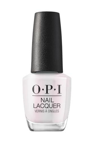 OPI Glazed N' Amused Nail Lacquer - Sheer Soft White Pearl, Long-Lasting, Chip-Resistant