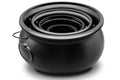 Halloween Cauldron Set 12, 10, 8, 6 Inch Plastic Black Candy Bowls Party Decor