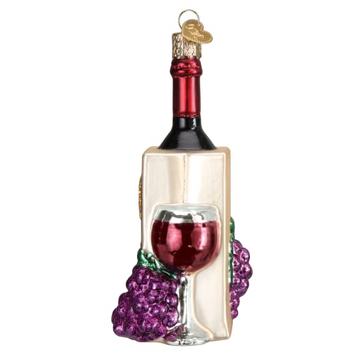 Old World Christmas Napa Valley Glass Blown Ornament - Handcrafted Holiday Vineyard Decor