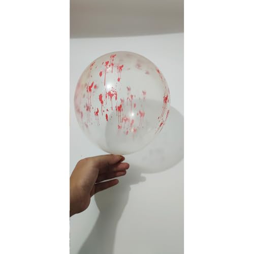 Halloween Balloons Set with Spider Web & Splatter Designs - 30PCS Party Decor