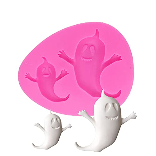 Ghost Shape Silicone Mold for Halloween Cake Decorating Chocolate Candy Baking