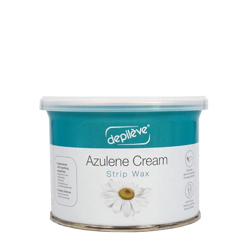 Sensitive Skin Wax for Hair Removal - Azulene Cream, 14 oz