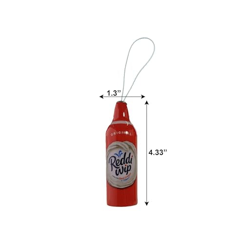 Reddi-Wip Christmas Tree Ornament - Holiday Indoor/Outdoor Decor, 4.3 Inches
