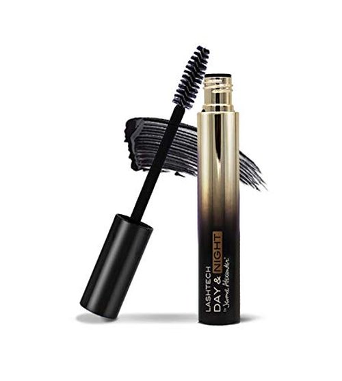 Jerome Alexander LashTech Volumizing Mascara Set - Day & Night Formula with Eye Makeup Remover | Black