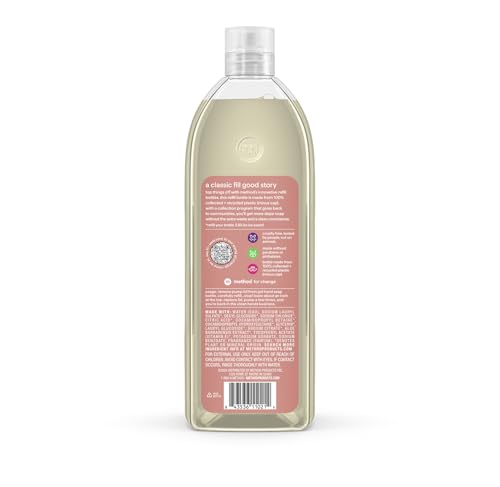 Method Gel Hand Soap Refill, Vanilla + Raspberry, 34 Fl Oz (Pack of 1) (Packaging May Vary)