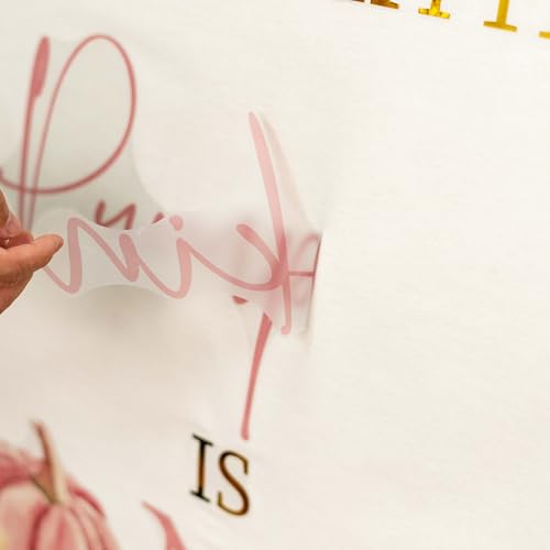 Pink Our Little Pumpkin Is One Fall Birthday Wall Decal - Baby First Celebration