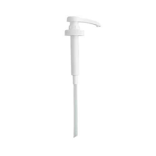 5ml High Output Syrup Pumps, 38/400 Neck Size Plastic Ribbed Dispensing Pumps for Coffee Syrup, Flavor, and Sauce Bottles (Pack of 4)