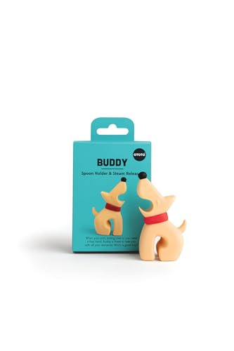Buddy Sandstone Paw Dog Spoon Rest - Cute Kitchen Utensil Holder - Cooking Gadget