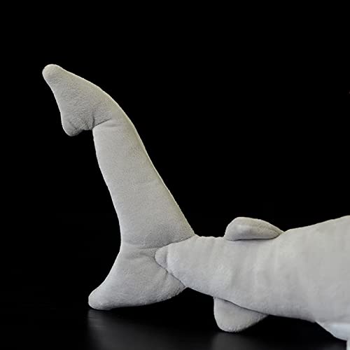 15.7-Inch Realistic Hammerhead Shark Plush Toy for Kids & Decor
