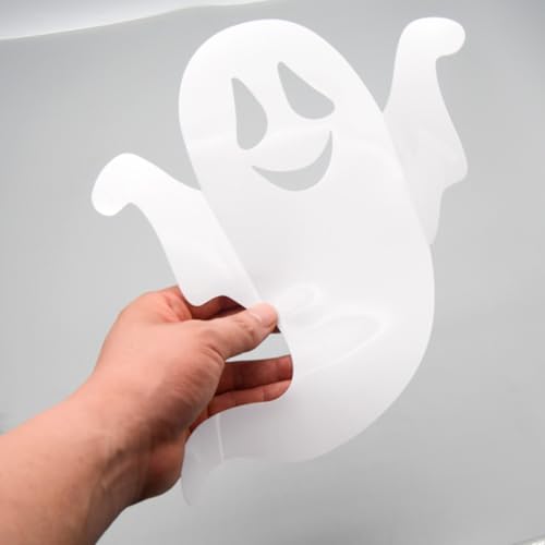 Halloween Wall Stickers Set - 25Pcs Ghost & Bat Decor with Variation Halloween-2