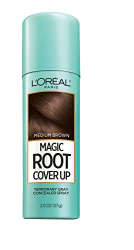 Root Concealer Spray for Gray Hair - Medium & Dark Brown, 2 Oz