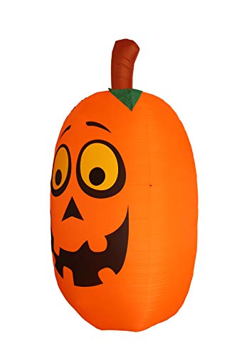 10 FT Tall Halloween Inflatable Pumpkin Decor with LED Lights - Jumbo Outdoor Inflatable