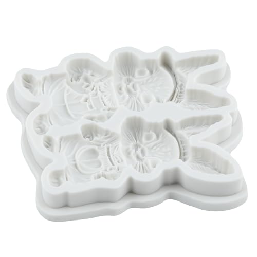 Easter Bunny Silicone Fondant Mold Set - Rabbit & Bunny Shapes, Style E