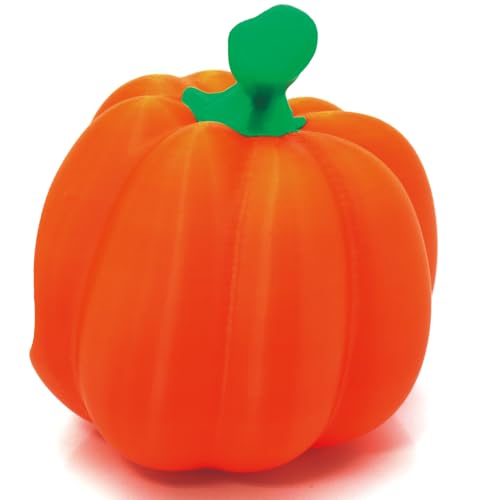 Halloween Pumpkin Desk Decor - 3D Printed Spooky Indoor & Outdoor Decoration - Variation C