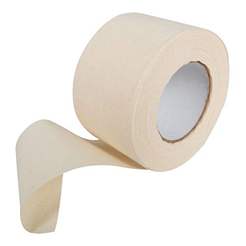 ForPro 3.25" x 40 Yards Natural Muslin Epilating Roll - Tear-Resistant