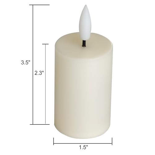 6 Pack Flameless LED Votive Candles with Remote Waterproof Safe Home Decor