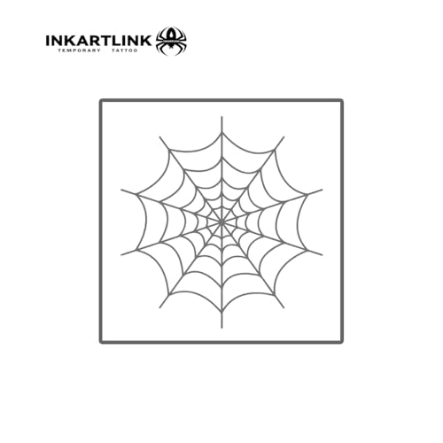 Spider Web 2 Temporary Tattoos - Realistic Waterproof Body Art