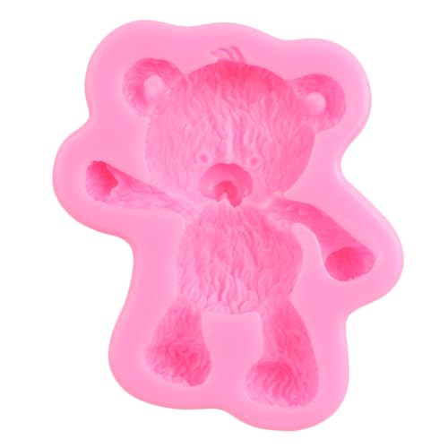 Bear Silicone Fondant Mold - Teddy Bear Candy & Chocolate Molds, Style C