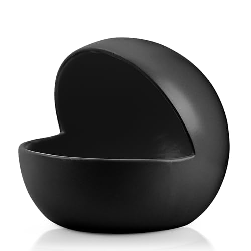 Black Resin Candy Bowl for Kitchen Counter & Entryway - Multifunctional Home Decor - M
