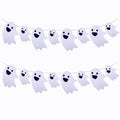 Halloween Ghost Garland Set - Felt Hanging Banner for Party Decor