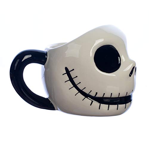 Nightmare Before Christmas Jack Skellington Sculpted Ceramic Mug - 20oz Collectible Drinkware