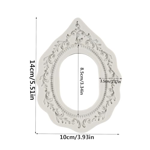 Photo Frame Silicone Mold for Cake Decorating & Crafts - Style F