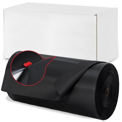 Black Plastic Tablecloth Roll 410 Ft x 54 In Disposable Rectangular Cover - Variation of THIS listing