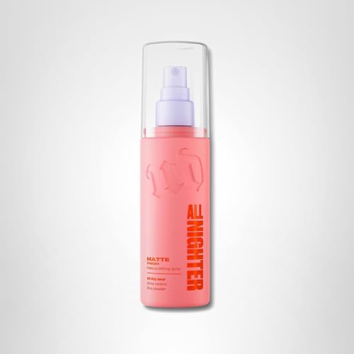 Urban Decay All Nighter Waterproof Makeup Setting Spray - Blurring Matte Finish, Up to 24HR Wear, Mattifying Mist, Oil Control Face Primer, Smudge-Proof, Transfer-Resistant - 4 fl oz
