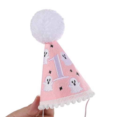 Kids Spooky First Birthday Hat - Halloween Ghost Party Accessory