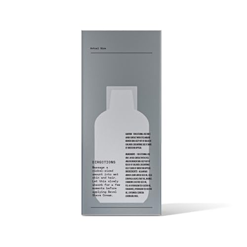 Pre Shave Oil for Men with Castor, Olive & Tea Tree Oils - 2 Fl Oz, Pack of 1