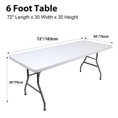 6ft Stretch Spandex Fitted Table Cloth for 6 Foot Tables - Hot Pink 72x30 Inches 2 Pack