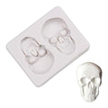 Silicone Skull Cake Mold for Halloween and Baking - 1 Piece