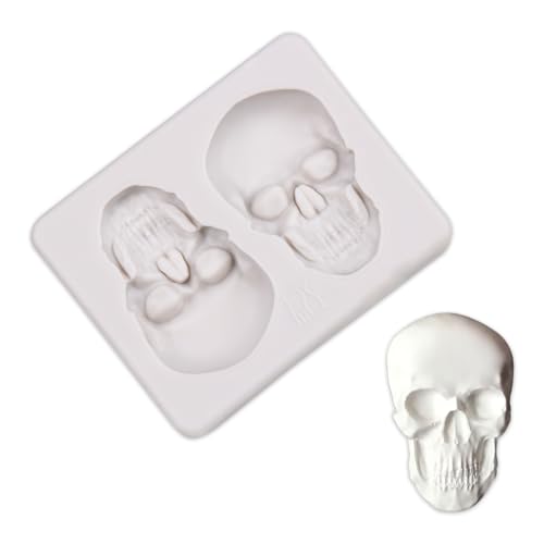 Silicone Skull Cake Mold for Halloween and Baking - 1 Piece