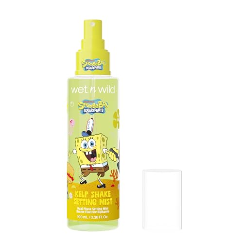 Wet n Wild SpongeBob Dewy Setting Spray - Kelp Shake Dual Phase Makeup Mist