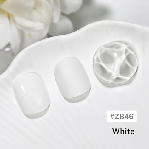OpenLive White Nail Polish 16.5ml Fast Drying Long Lasting Glossy Finish - DIY Manicure