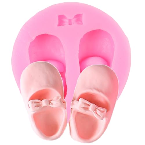 Baby Foot Print Silicone Mold Baby Shoes Fondant Cake Decorating - Style D