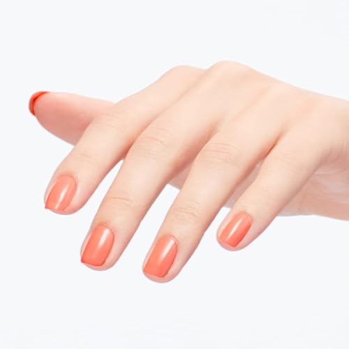 OPI Flex on the Beach Nail Lacquer - Bright Orange Opaque Polish
