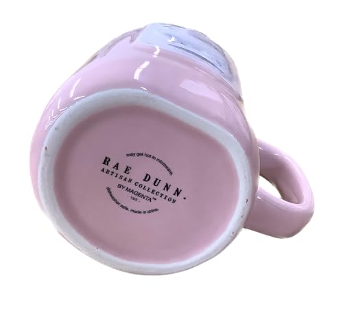Halloween Pink Coffee Mug with Ghost Design - Rae Dunn Nama Stay Ghostly Variation