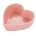 Red Heart Shaped Ceramic Bowl for Valentines Day, Date Night & Gift, 5.7 Inch