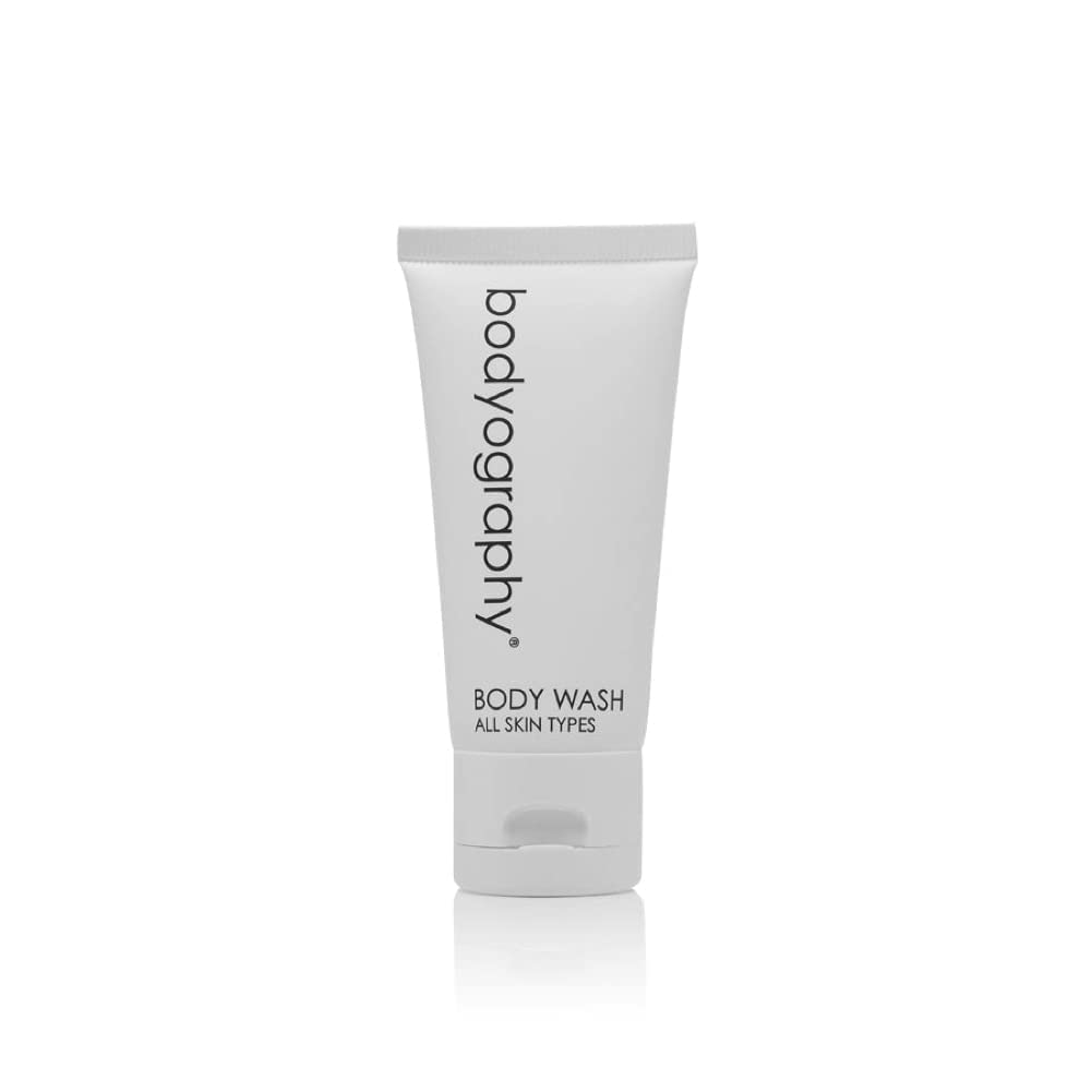 World Amenities - Bodyography blanc- Bulk Body Wash | 50 Count, 1.4oz | Vanilla White Tea, Mini Travel Size Toiletries (100% Recyclable Tube with Flip Top Cap) Hotel Amenities.
