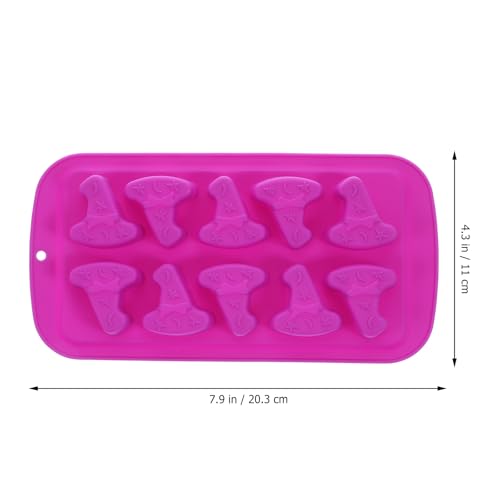 Halloween Witch Hat Silicone Ice Cube Tray & Chocolate Mold - 10 Cavities