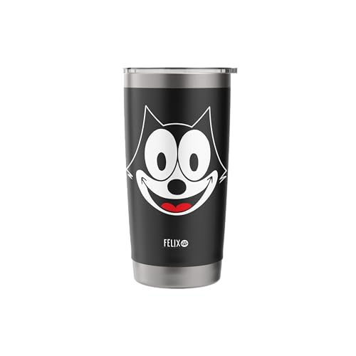 Felix the Cat Big Face Insulated Stainless Steel Tumbler - 20oz Black Variation