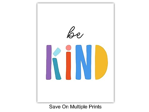 Kids Room Wall Art - Inspirational Quotes 11x14 - Nursery & Classroom Decor - Family Signs - Unframed Poster - Variation of THIS listing