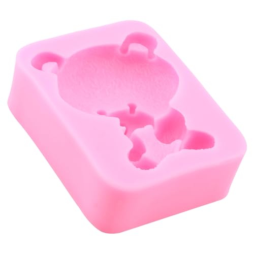 Silicone Bear Fondant Mold for Cake Decoration - Teddy Bear Chocolate Candy Mold, Style A