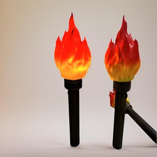Realistic Clutch Torch Prop Light-Up Wand for Parties Camping and School Characters