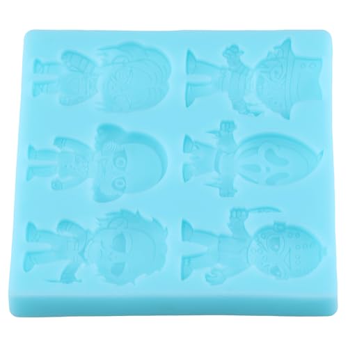 Halloween Cake Decoration Silicone Mold - Horror Cartoon Character, Style A
