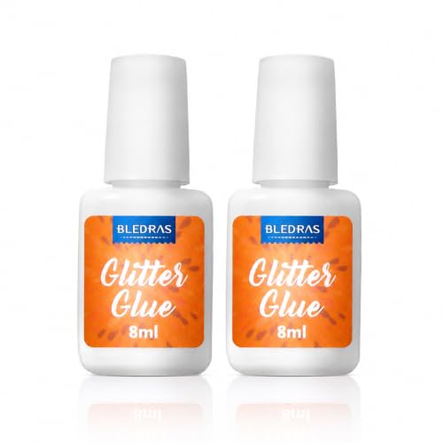 Body Glue for Glitter Tattoos 2 Pack - Safe, Non-Irritating, Easy to Use