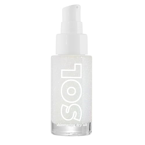 Shimmering Dry Body Oil with Coconut & Argan Oils - Glowy Summer Moisturizer