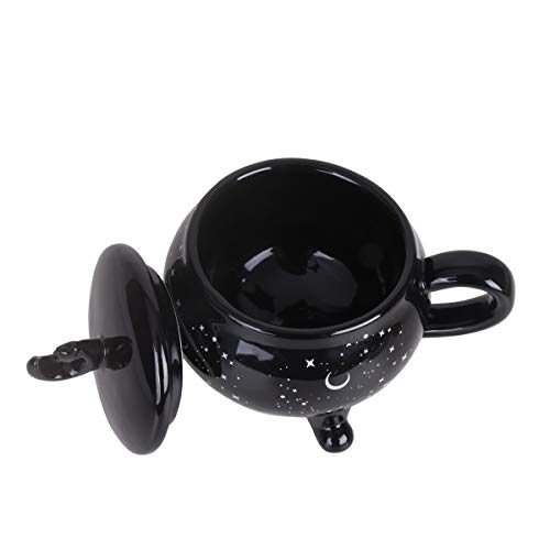 Halloween Witchy Coffee Mug 14oz Ceramic Moon & Stars Tea Cup - Gift for Women