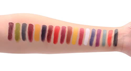 Professional SFX Makeup Palette - 18 Cream Colors for Bruises, Wounds & Halloween